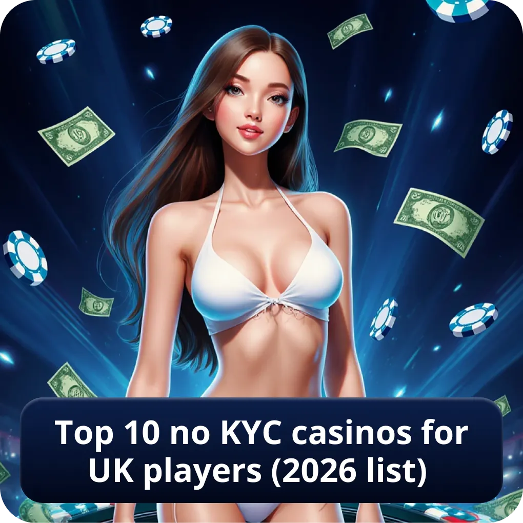 Top 10 no KYC casinos for UK players (2026 list) 